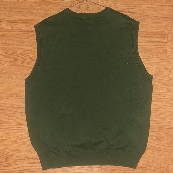 Saddlebred Green Beige Vest - Picture 9 of 10